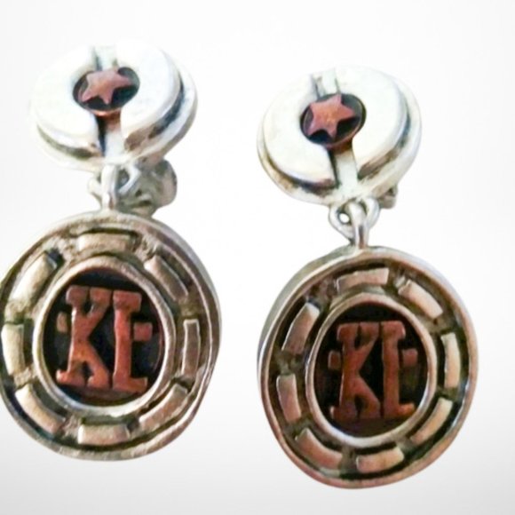 Karl Lagerfeld set necklace and earrings vintage - Picture 2 of 7